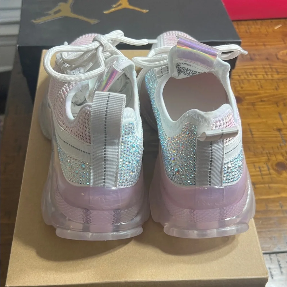 Steven By Steve Madden Kids Sneakers - White and Pink - Picture 3 of 4